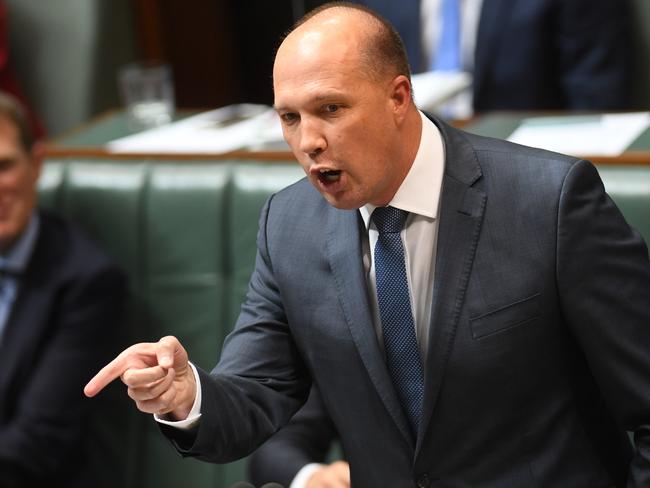 Immigration Ministers, including Peter Dutton, have tried to kick foreign born criminals out of the country more than 80 times, only to see the AAT block it. Picture: AAP/Lukas Coch