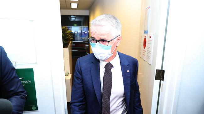 Queensland LNP Senator Gerard Rennick was seen as a renegade in the ranks of the Morrison government after threatening to withhold his vote in protest against the Covid vaccine mandates. Picture: NCA NewsWire / Gary Ramage