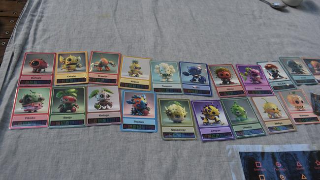 The cards are distributed in nine different teams called The Beach Crew, the Space Team, the Scientists, the Mystics, the Villains, the Scallies, the Performers, the Sports Squad and the Defenders. Picture: Estelle Sanchez