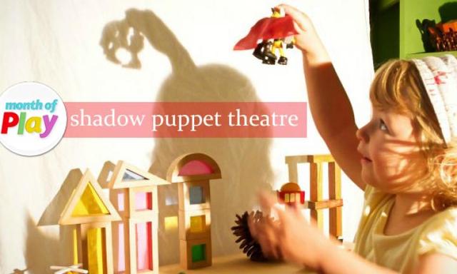 Making movies using shadow puppets