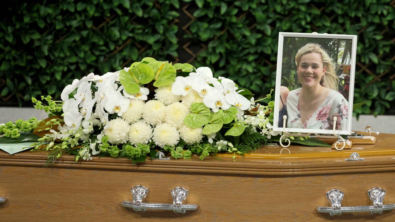 Jocelyn’s funeral was held at Nissan Arena to cater for hundreds of guests.