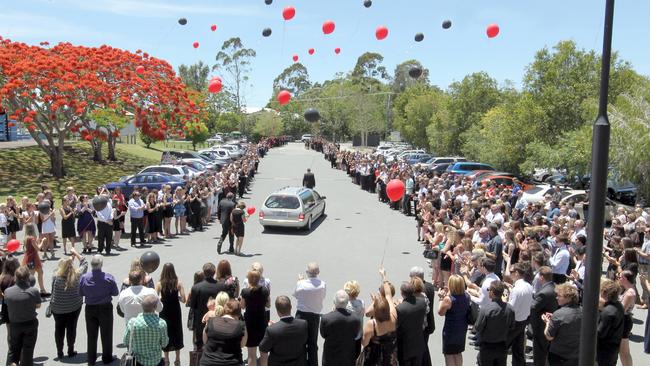 Funeral for Samuel Timothy Brown held at the Dream Centre Church at Carrara in 2012.