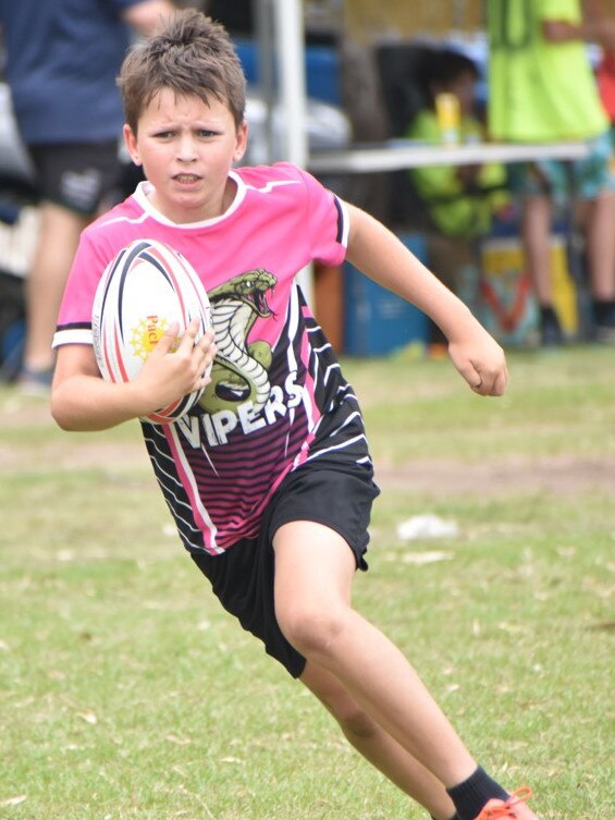 Action from the Red Rooster Junior Touch Carnival at Cyril Connell Fields, Rockhampton, on November 5, 2022.