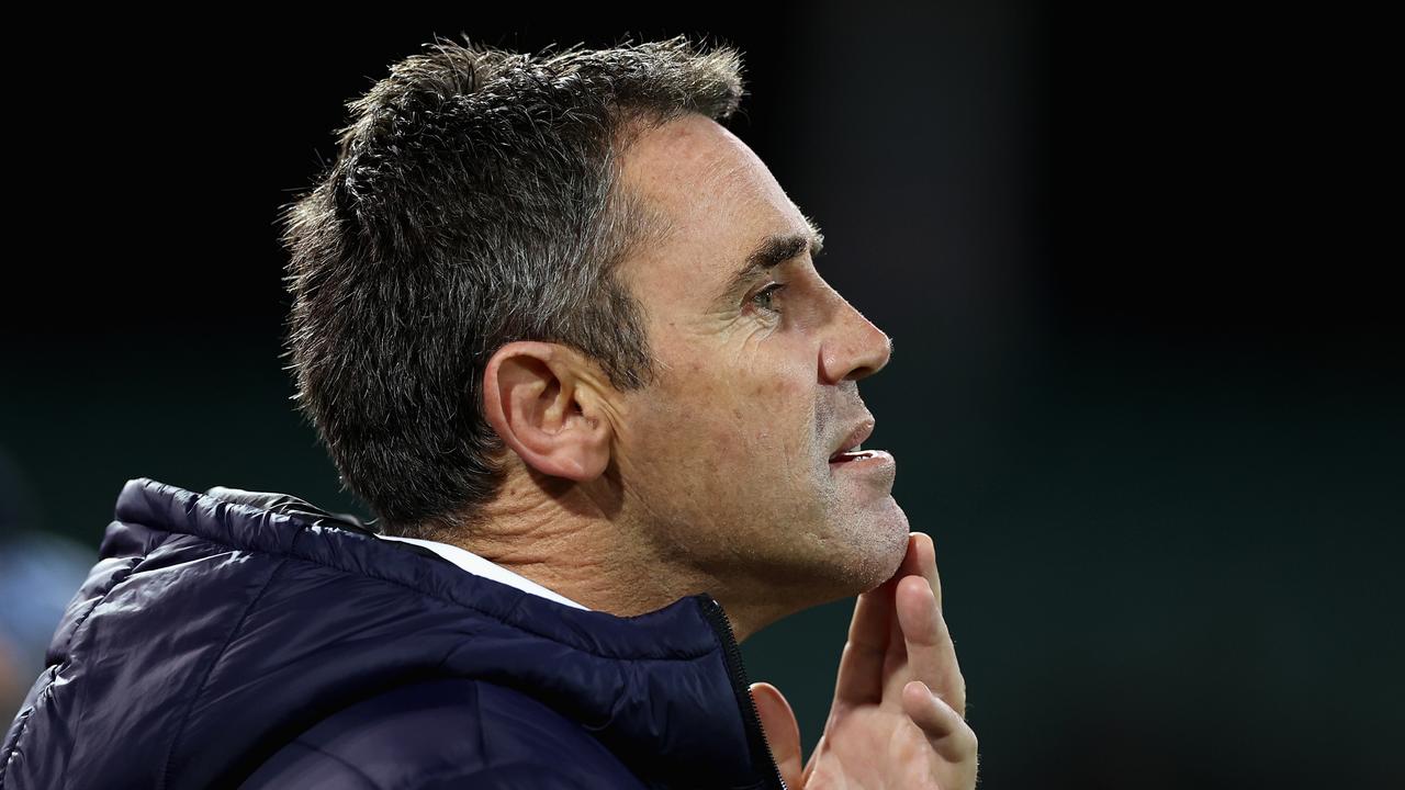 ADELAIDE, AUSTRALIA - MAY 31: Blues coach Brad Fittler looks on ahead of game one of the 2023 State of Origin series between the Queensland Maroons and New South Wales Blues at Adelaide Oval on May 31, 2023 in Adelaide, Australia. (Photo by Cameron Spencer/Getty Images)
