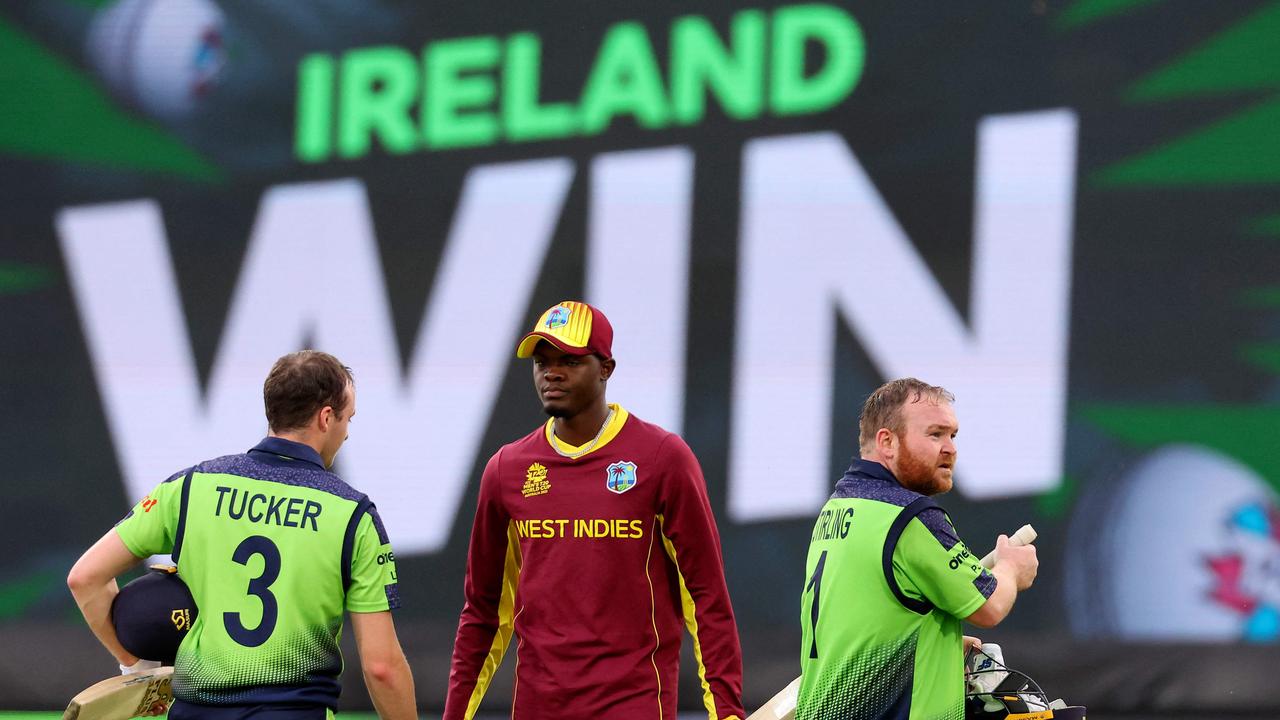 The West Indies lost to Ireland. Picture: David Gray