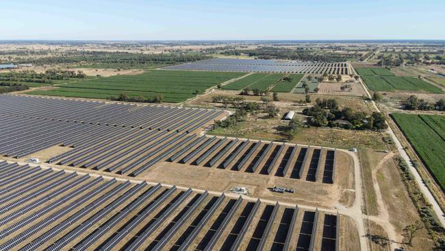 Specific equipment used at the Cohuna Solar Farm at Horfield are believed to be responsible for a large grass fire.