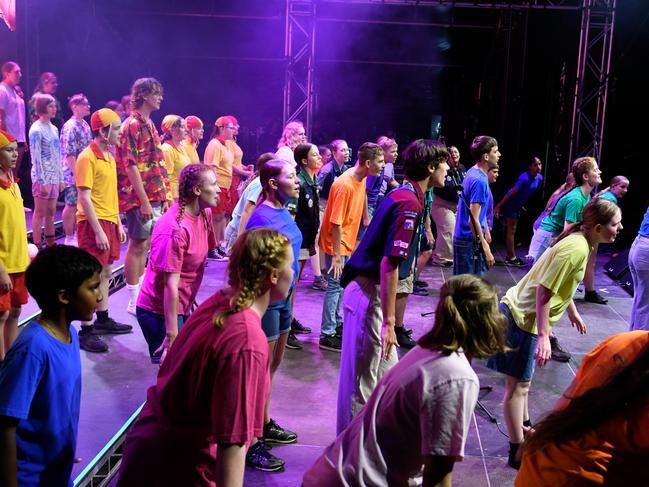 The Scouts enjoy all the fun of the Australian Jamboree in Maryborough.