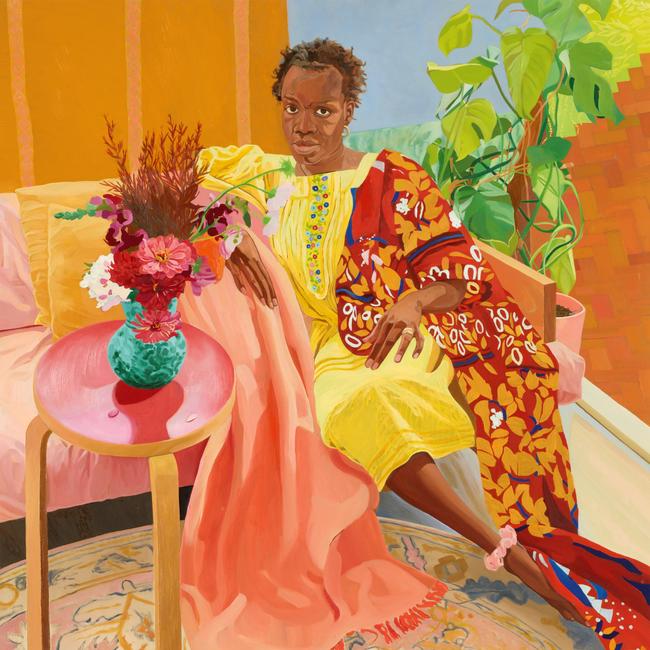 Natasha Walsh ‘The Yellow Odalisque of Brunswick’,© Art Gallery of New South Wales, Jenni Carter Sitter: Atong Atem