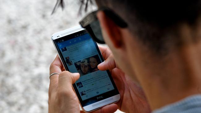 Twitter says it’s doing its best to keep terror-related posts away from users. Picture: AFP.