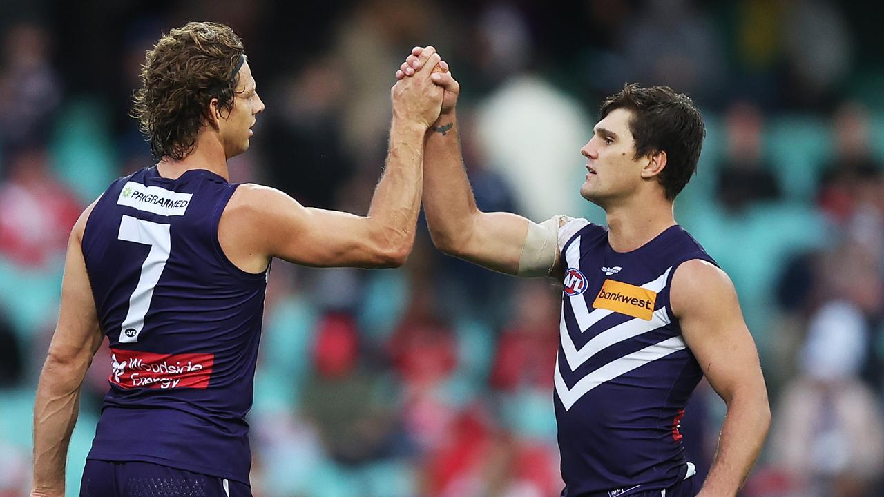 Fremantle not going to let Schultz go without a fight. (Photo by Mark Metcalfe/AFL Photos/via Getty Images)