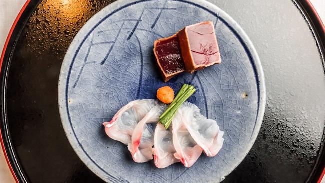 Sashimi plate at Yuki in Burnside.