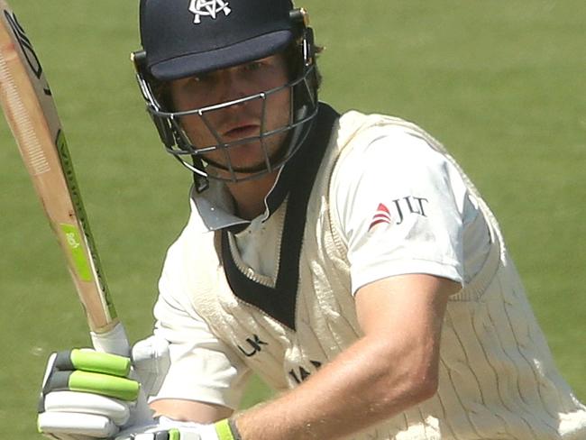 Will Pucovski of Victoria batting during day 3 of the Round 8 Sheffield Shield cricket match between Victoria and Tasmania at CitiPower Centre in Melbourne, Thursday, March 7, 2019. (AAP Image/Hamish Blair) NO ARCHIVING, EDITORIAL USE ONLY, IMAGES TO BE USED FOR NEWS REPORTING PURPOSES ONLY, NO COMMERCIAL USE WHATSOEVER, NO USE IN BOOKS WITHOUT PRIOR WRITTEN CONSENT FROM AAP