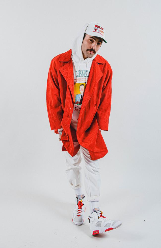 Electronic producer and artist Stace Cadet at Wine Machine 2023 in the Huon Valley at Home Hill Winery. Picture: Supplied.