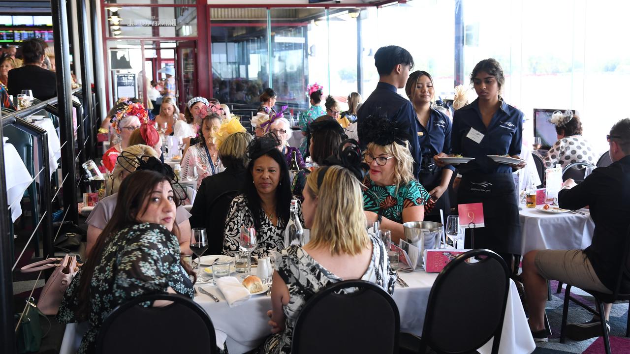 The crowd enjoying the Bridge Toyota Ladies’ Day. Picture: (A)manda Parkinson