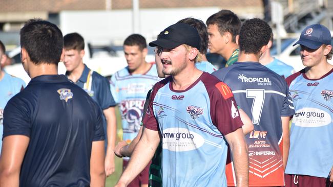CQ Capras under-16, under-18, under-21 and senior men training at Kettle Park, Rockhampton, on December 3, 2022.