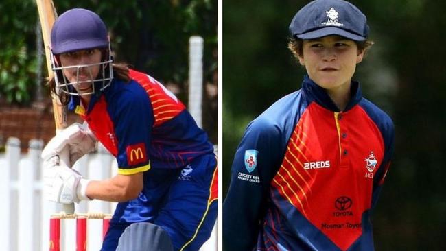 Mosman Green Shield 2022-23, L-R Kel Wilson and Alex Lee-Young. NSW Premier Cricket. Pictures: Mosman Cricket Club