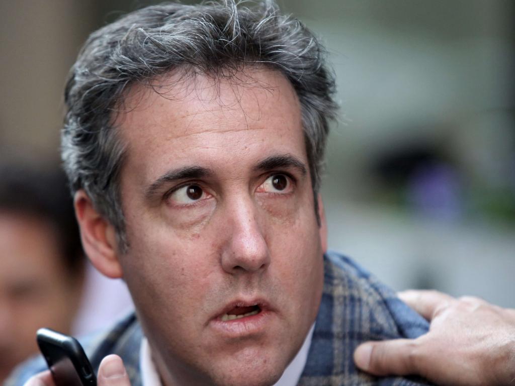 Donald Trump’s former personal lawyer Michael Cohen. Picture: Getty Images