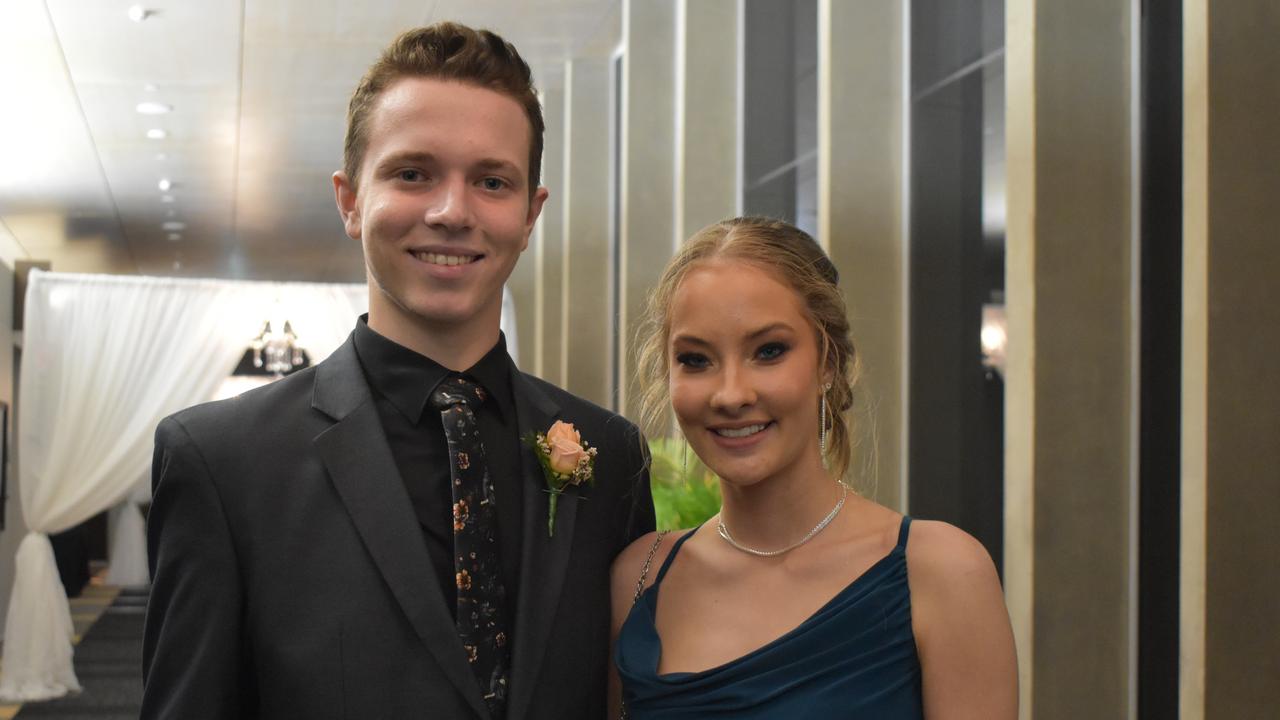 Tom Stolberg and Zure Du Plessis at the Whitsunday Anglican School formal at the MECC on Saturday September 19. Picture: Zizi Averill