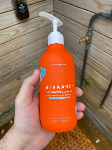 Straand products including the Crown Care Shampoo are Australian made. Picture: Troy Nankervis