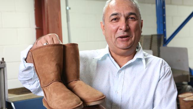 Eddie Oygur of Australian Leather. Picture: News Corp Australia 