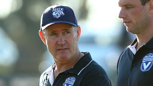 First-year Avondale Heights coach Paddy Byrne. Picture: Hamish Blair