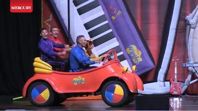 If you didn't get to see the Wiggles at the DEC, watch this to see what you missed.