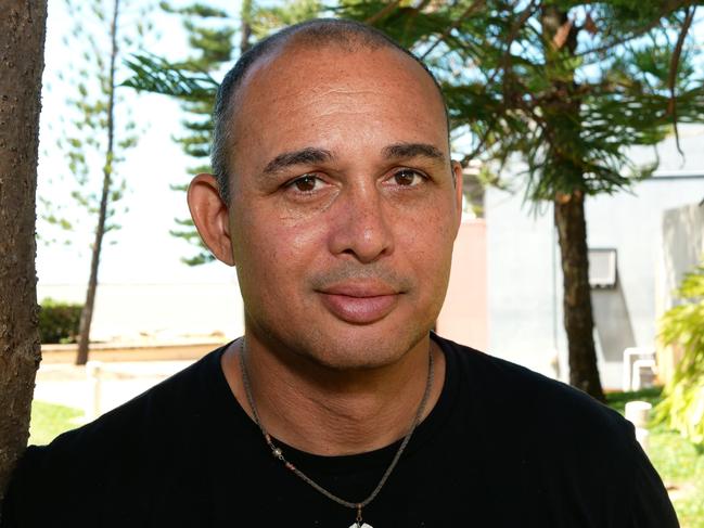 Prominent Yes campaign leader Thomas Mayo, a Kaurareg Aboriginal and Kalkalgal Erubamle Torres Strait Island man, at the Strand in Townsville. Picture: Blair Jackson