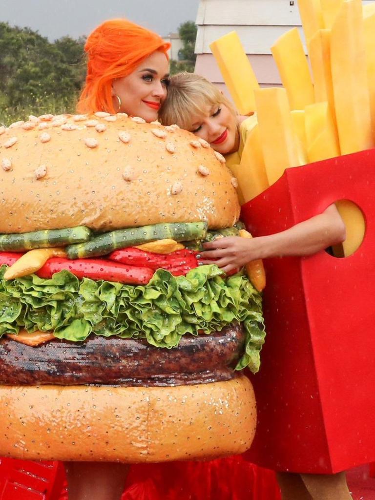 Katy Perry and Taylor Swift have hugged their issues out. Picture: Supplied