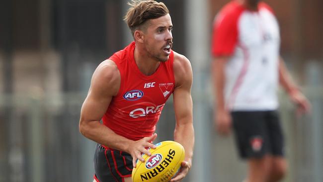 Jake Lloyd at Sydney training. Picture: Phil Hillyard