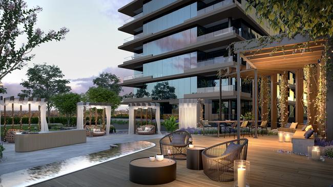 The $450m Sky Garden development includes a rooftop garden.