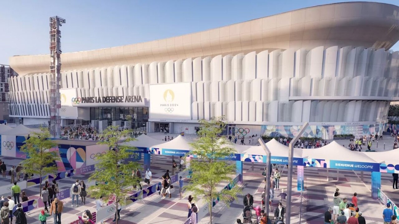 Paris La Défense Arena in Nanterre hosts the swimming events in Paris. Picture: Supplied