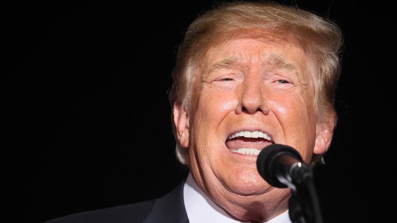 A tape of Donald Trump allegedly confessing that he enjoys being peed upon during sex (or watching others do so) ‘probably does exist’. Picture: Scott Olson/Getty Images/AFP