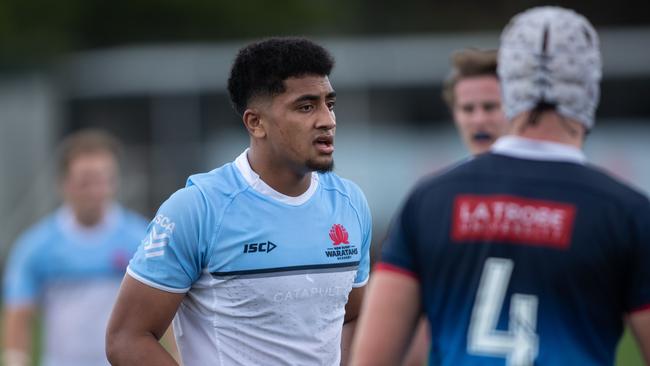 Clem Halaholo in the National U19 series last year.