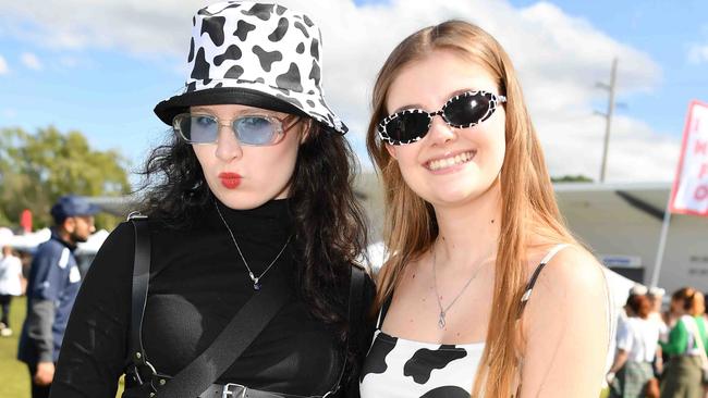 Olivia Ballam and Abi Bakes at Groovin the Moo, Sunshine Coast 2023. Picture: Patrick Woods.