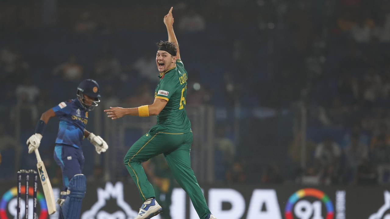 The South Africans ran rampant to kick off their campaign. (Photo by Surjeet Yadav/Getty Images)