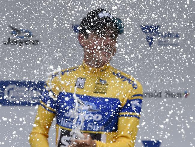 Peter Kennaugh claimed the yellow jersey after winning stage one of the Herald Sun Tour.