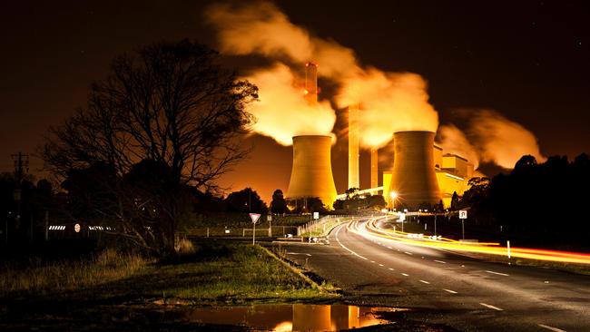 A coal-fired power station in the Latrobe Valley.