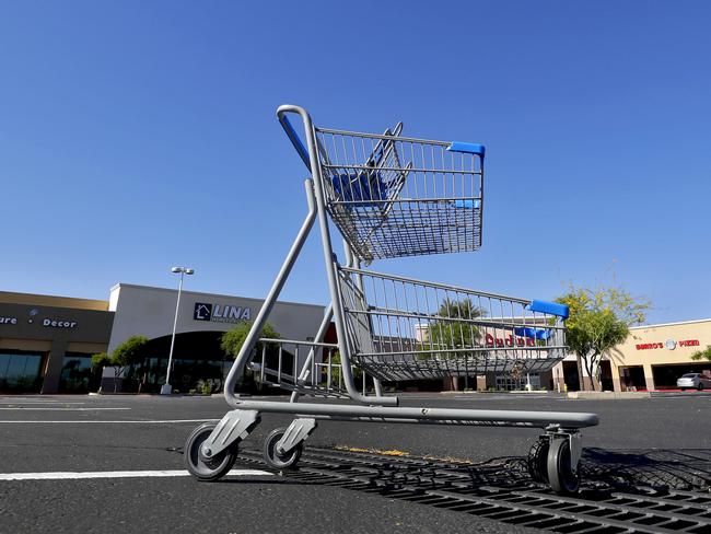 Retailers fear few people will return when lockdowns ease in the US. Picture: AP