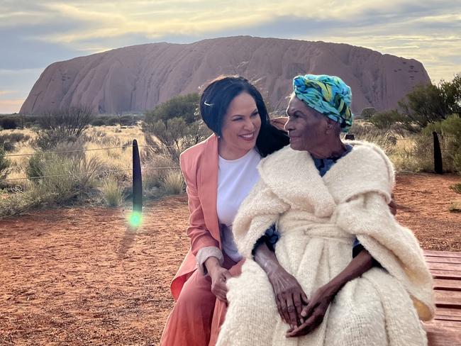 Australian singer Christine Anu and mum Zipporah Whap together before her recent passing.