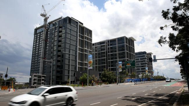 Delhi Rd, North Ryde. Picture: AAP/Justin Sanson