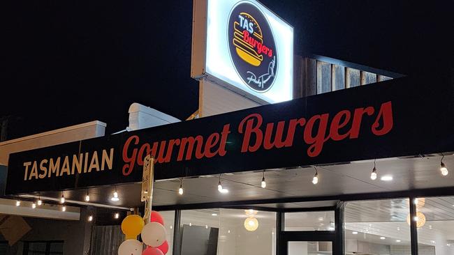 St Helens pair Anton Wiesmann and Bibi Rajahodi have opened Tas Burgers at Invermay. Picture: Facebook