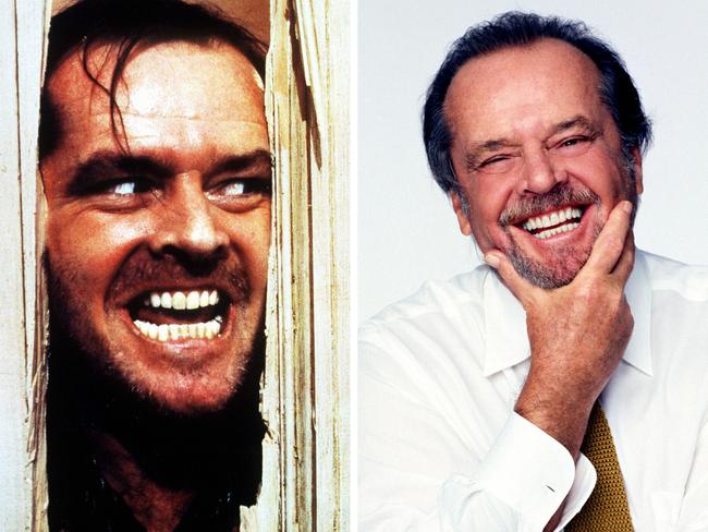 Actor Jack Nicholson in The Shining.