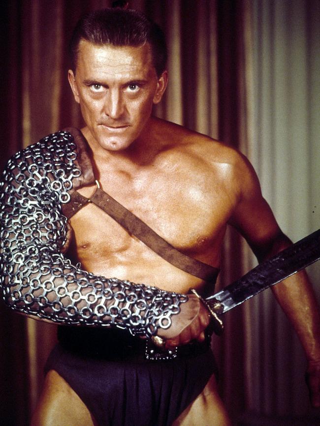 Kirk Douglas in Spartacus, 1960. Picture: Getty