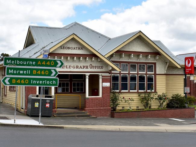 The town of Leongatha was thrust into the spotlight following the tragic deaths. Picture: AFP