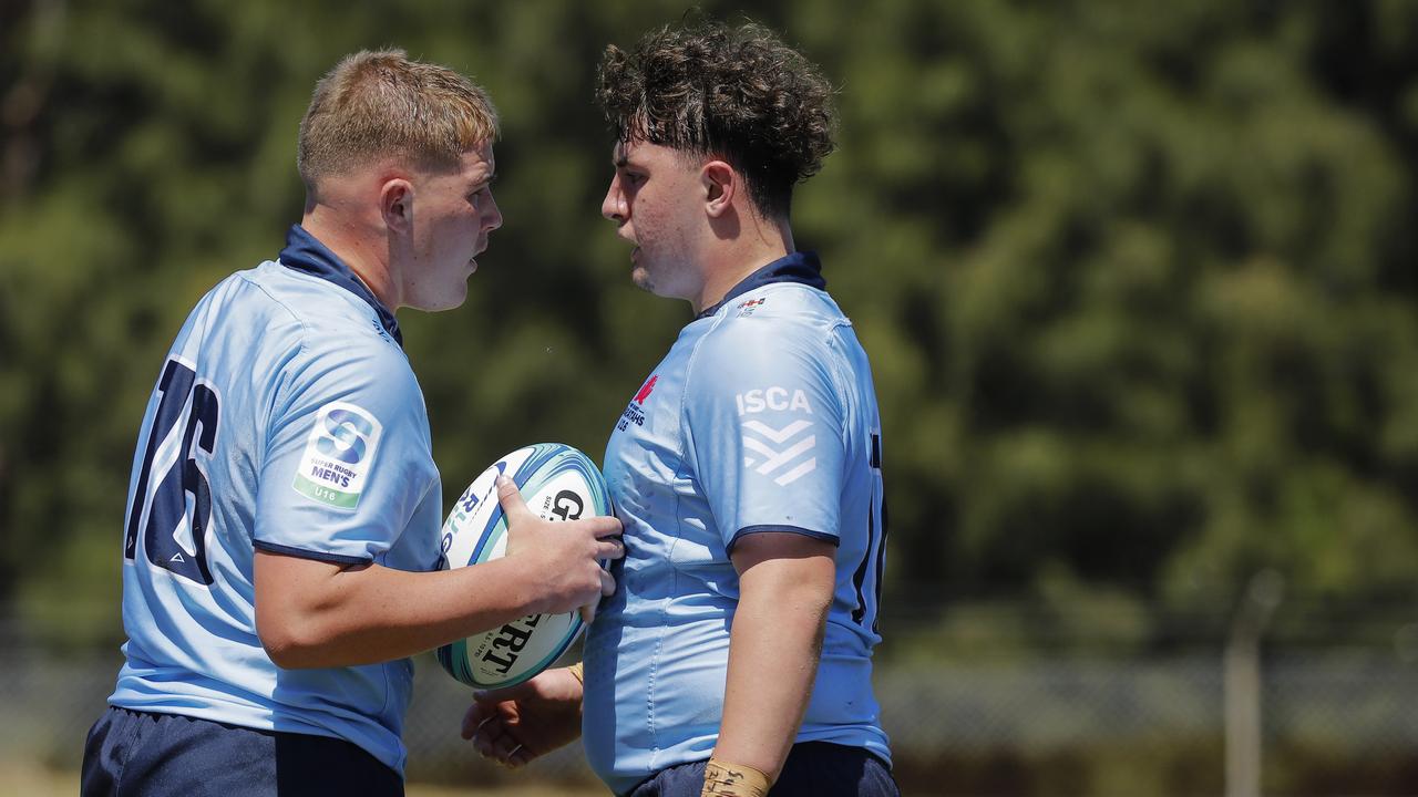 Round three of the Super Rugby U16s between the NSW Waratahs and Queensland Reds. Pictures: © Karen Watson