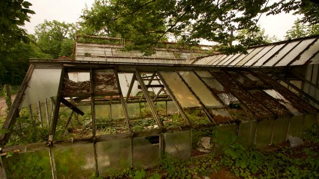 A crumbling pavilion more than 100 years on. Picture: Seph Lawless