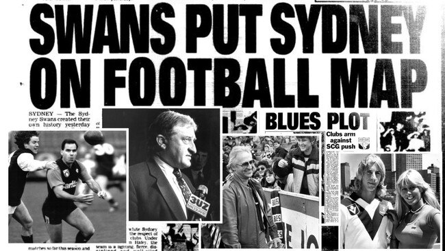 After the move to Sydney, the off-field relationship between the Swans and Blues  was both complex and crazy.