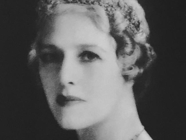 Enid's official portrait for King George VI's coronation in 1937.