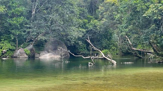 The main pool at the Babinda Boulders is considered safe for swimming. Picture: Peter Carruthers