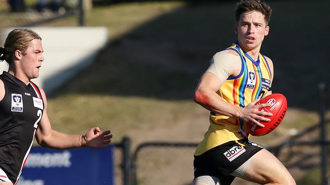 Former No.3 draft pick Jack Billings was dropped to the VFL last week. Picture: Michael Klein